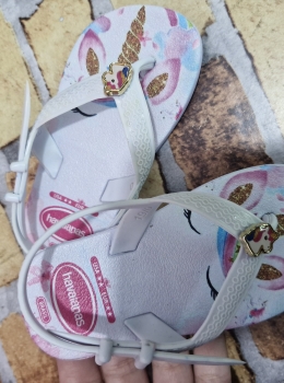 Chinelo Havaianas Unicórnio Infantil Feminina