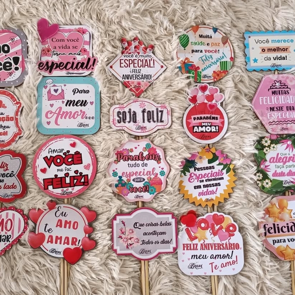 Tags e plaquinhas decorativas 
