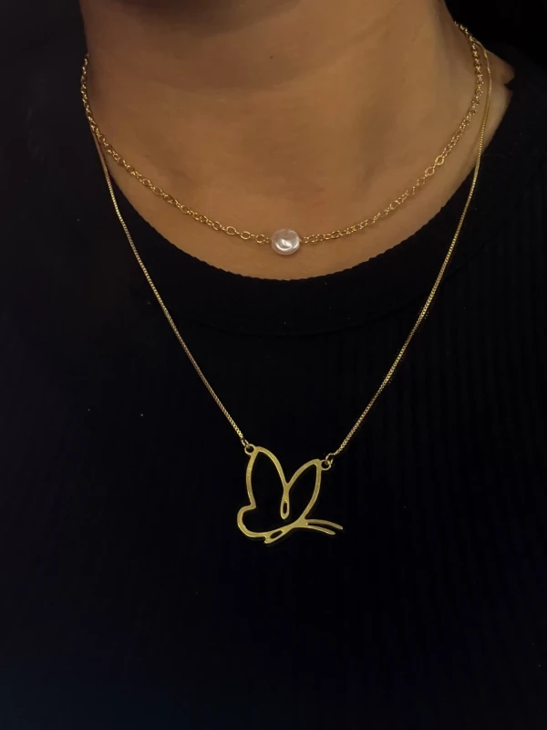Colar borboleta