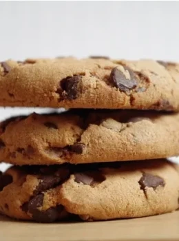 Cookies Crocantes com Chocolate Belga