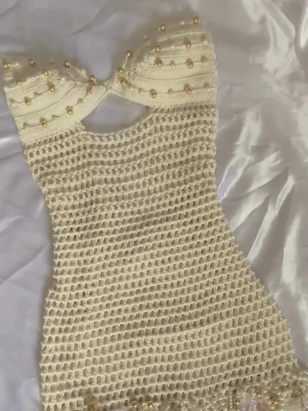 Vestido Pérola do oceano