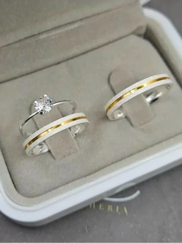 Alianças (3mm)Prata 950
