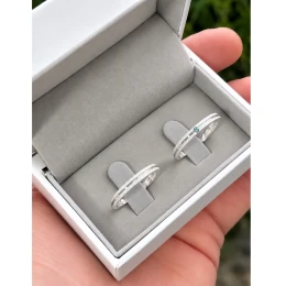 Alianças c/Uma pedra (2mm)