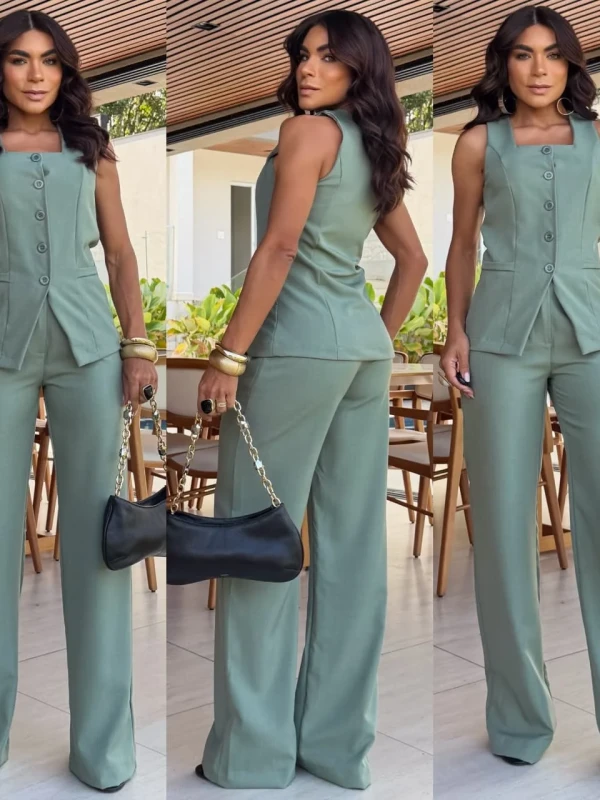 Conjunto Cloe Feminino Elegante e Confortável