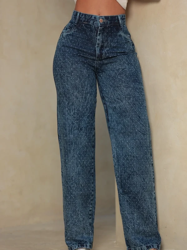 Calça Wide Leg Blue Sky