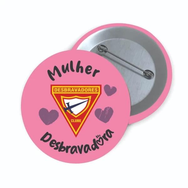 BOTOM MULHER DESBRAVADOR