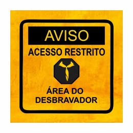 QUADRINHO AVISO ACESSO RESTRITO