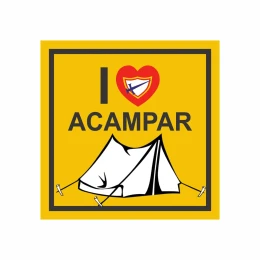 QUADRINHO EU AMO ACAMPAR