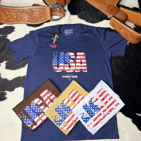 CAMISETA TEXAS FARM GOLA O