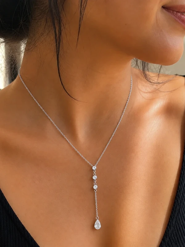 ✨️ Colar com Pingente Pendente Banhado a Ouro 18K ou Prata 925