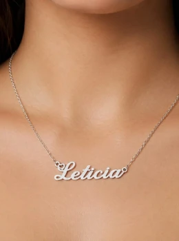 ✨️ Colar Nome Personalizado em Aço Inox