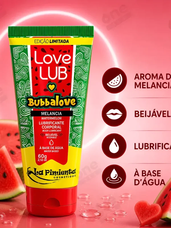 Love Lub LapiLove Lubrificante Corporal Beijável 60g