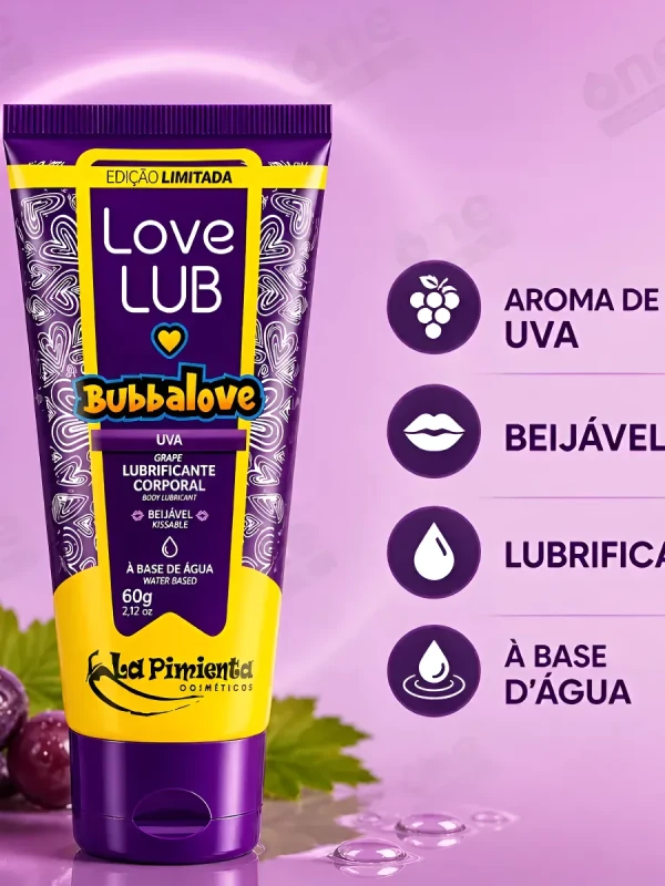 Love Lub LapiLove Lubrificante Corporal Beijável 60g