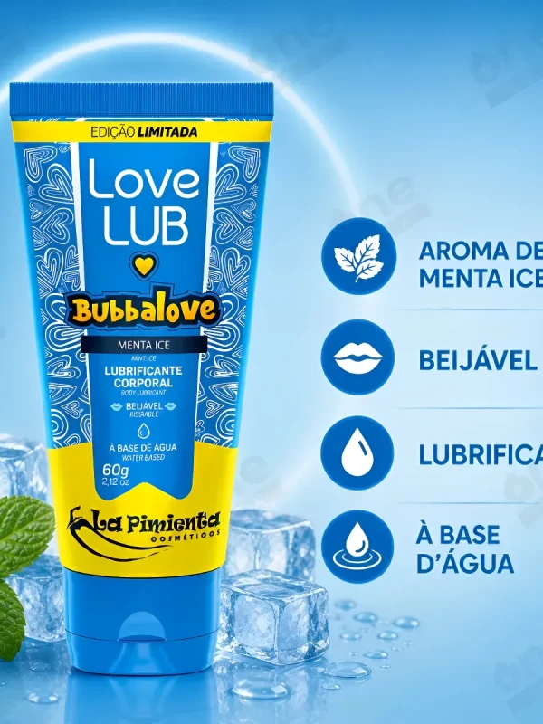 Love Lub LapiLove Lubrificante Corporal Beijável 60g