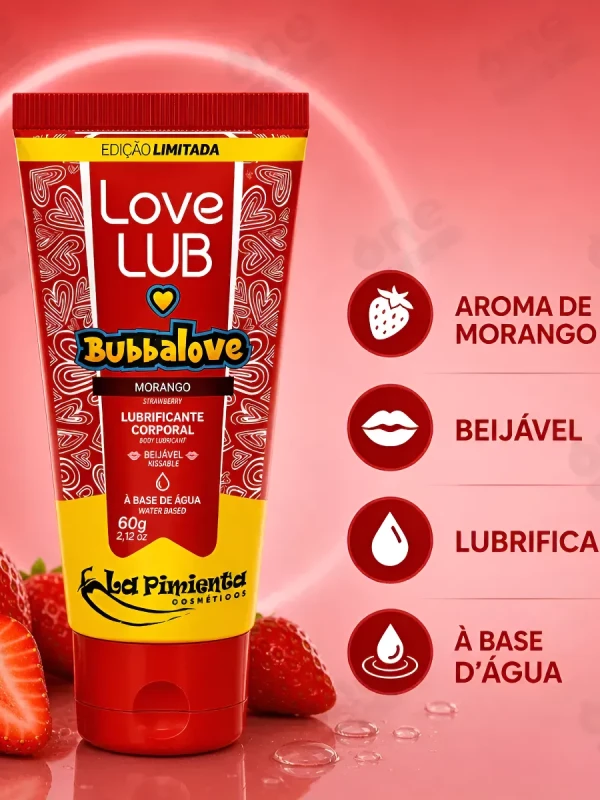 Love Lub LapiLove Lubrificante Corporal Beijável 60g