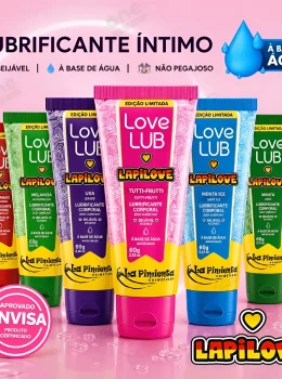 Love Lub LapiLove Lubrificante Corporal Beijável 60g