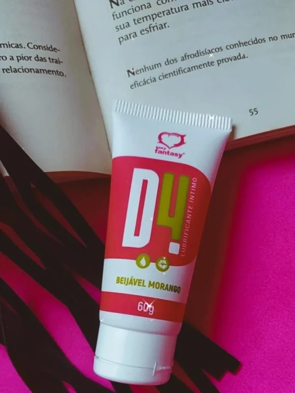D4 Lubrificante Íntimo Beijável 60G 