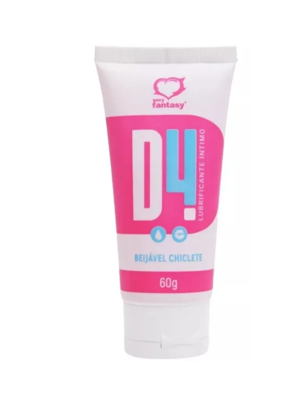 D4 Lubrificante Íntimo Beijável 60G 