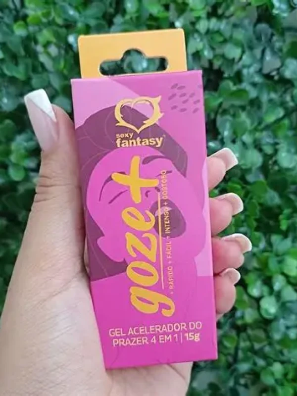 Goze + Gel Acelerador do Prazer 4 em 1 15g Sexy Fantasy