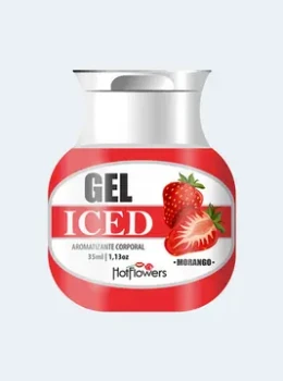 Gel Aromatizado Iced Cereja 35ml Hot Flowers