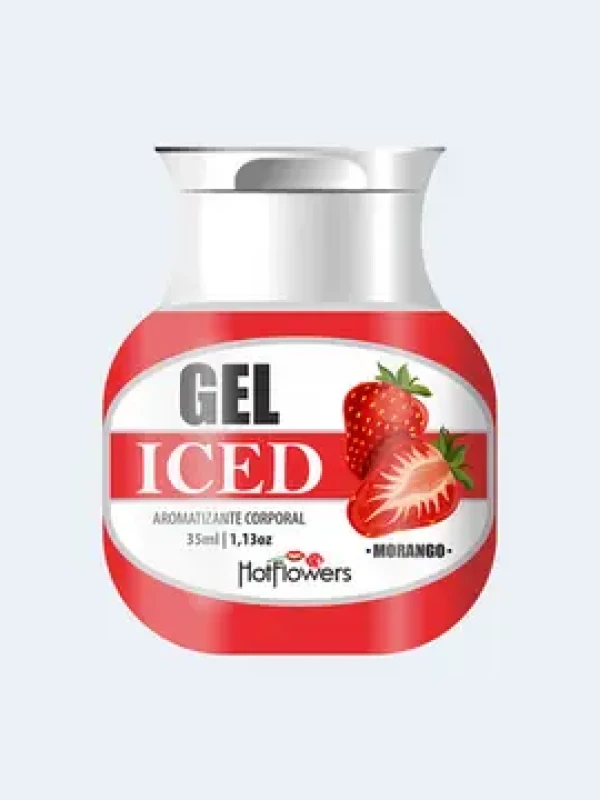 Gel Aromatizado Iced Cereja 35ml Hot Flowers