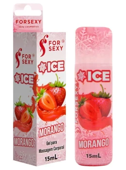 Gel Ice Comestível Saboroso morango ou cereja