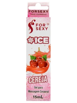 Gel Ice Comestível Saboroso morango ou cereja