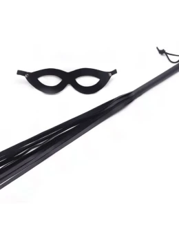 Kit Chicote 35 cm e Máscara Tiazinha Sexy Fantasy