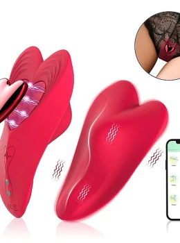 Vibrador de Calcinha Red Heart com Controle via App Sexy Import