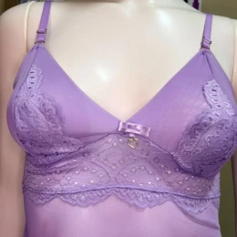 Camisola Esther + Calcinha M COR : LAVANDA