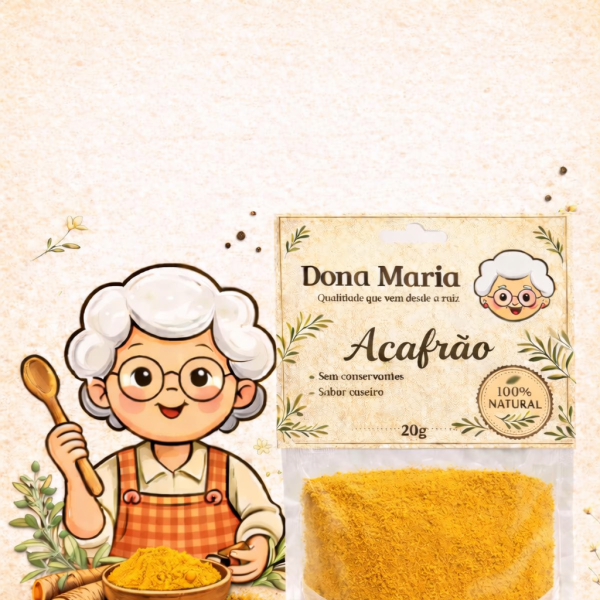 AÇAFRÃO 20G - 12UNI