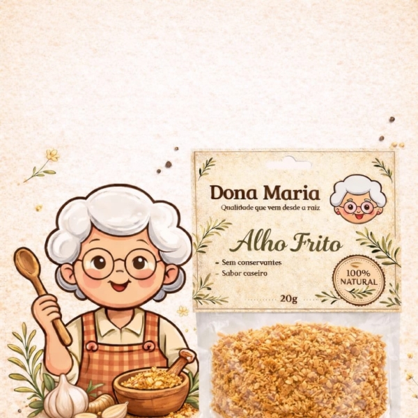 ALHO FRITO 20G - 12UNI
