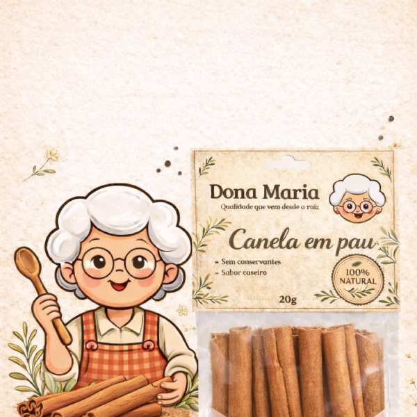 CANELA EM PAU 20G - 12UNI 