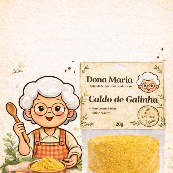 CALDO DE GALINHA 20g - 12UNI 