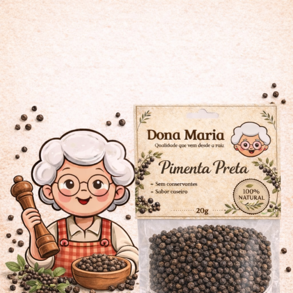 PIMENTA PRETA 20g - 12UNI 