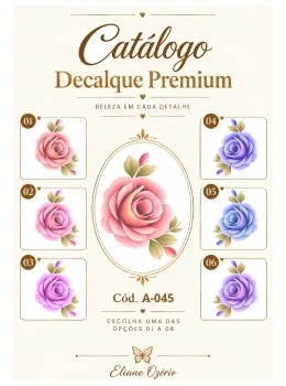 ✨ FLOR SEMI ARTESANAL COM FOLHAS
