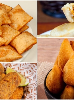 Salgados Fritos Crocantes e Saborosos