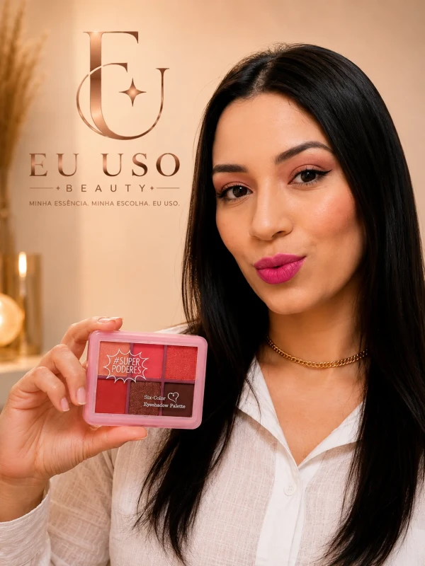 Paleta de Sombras 6 Cores