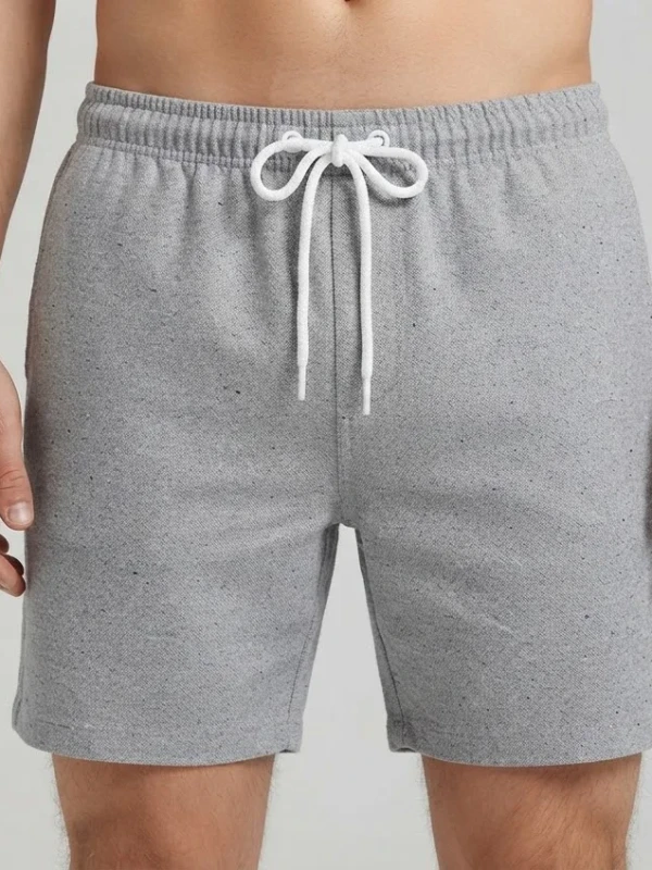 Bermuda Mauricinho Linho Fio Tinto  COR CINZA Masculina