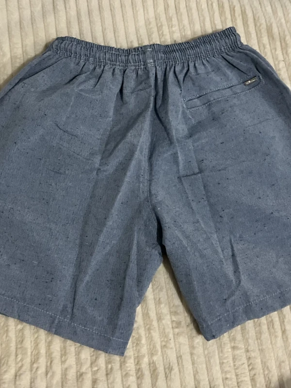 Bermuda Mauricinho Linho Fio Tinto COR CHUMBO Masculina