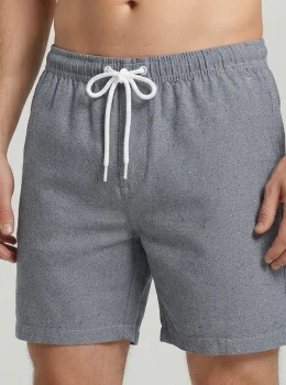 Bermuda Mauricinho Linho Fio Tinto COR CHUMBO Masculina