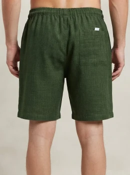 Bermuda Linhão Verde escuro Masculina