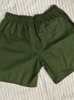 Bermuda Linho VERDE MILITAR masculina