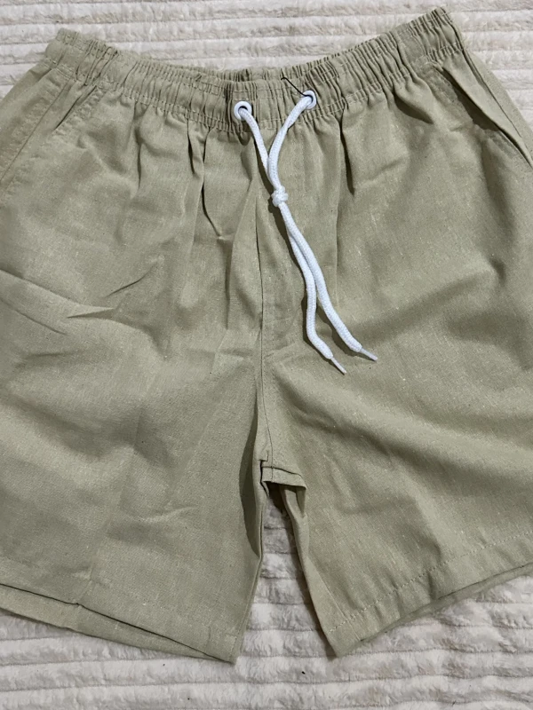 Bermuda Linho COR AREIA Masculina