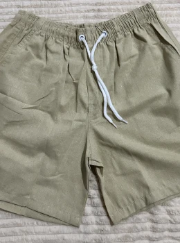 Bermuda Linho COR AREIA Masculina