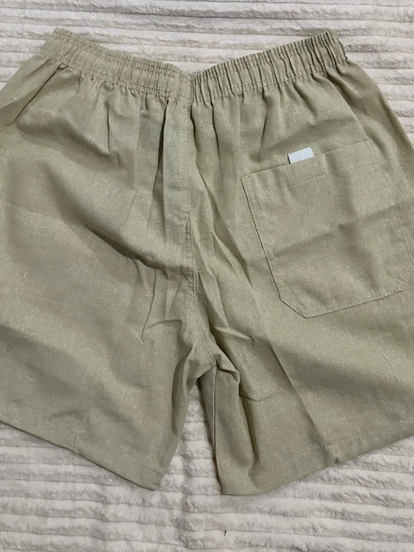 Bermuda Linho COR AREIA Masculina