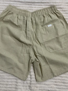 Bermuda Linho COR AREIA Masculina