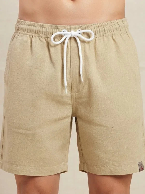 Bermuda Linho COR AREIA Masculina