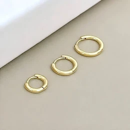 Trio argola lisa click