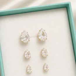 Trio gota cristal